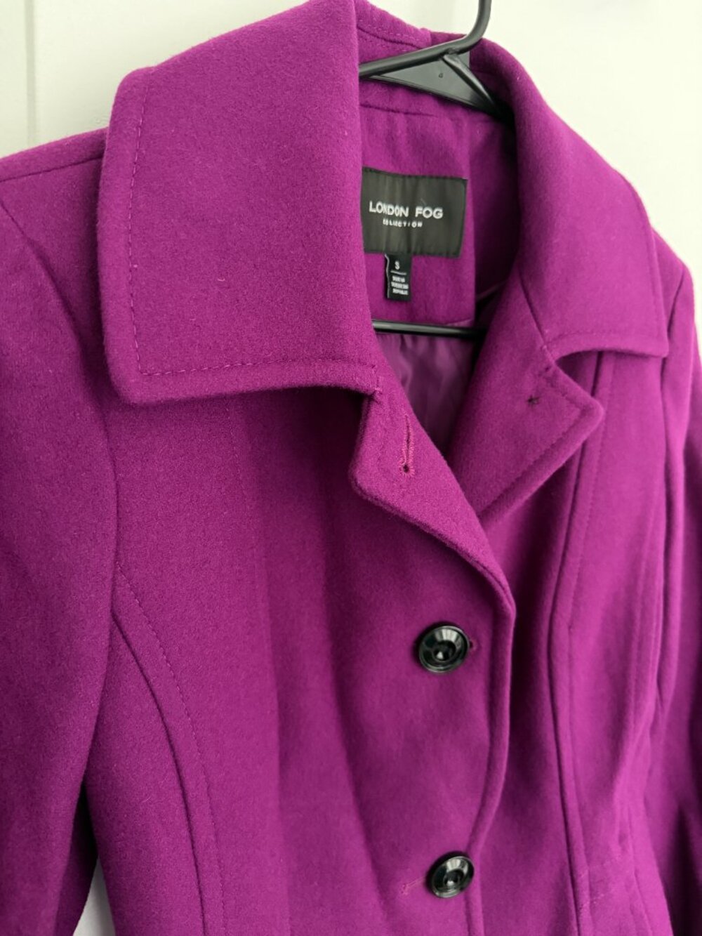 London Fog Burgundy Coat